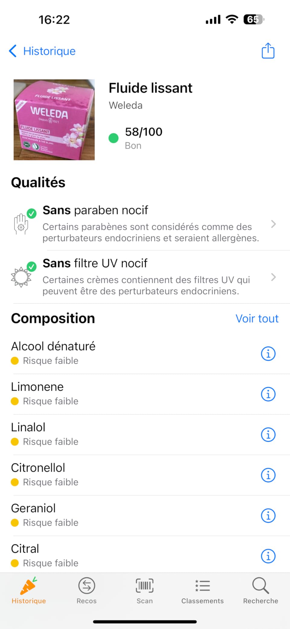 Agréable et naturel