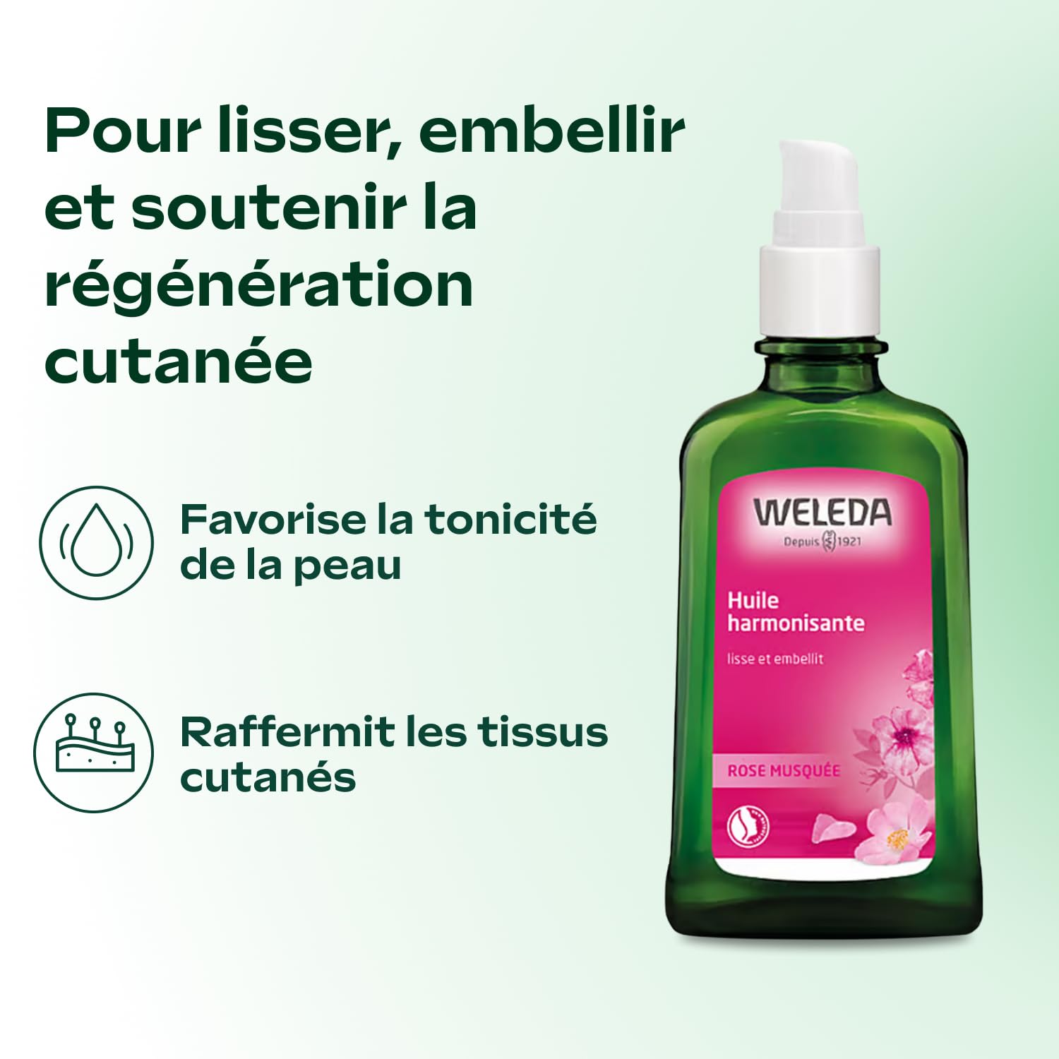 weleda-huile-harmonisante-la-rose-musqu-e-100-ml-huile-corps-raffermissante-et-l image 2