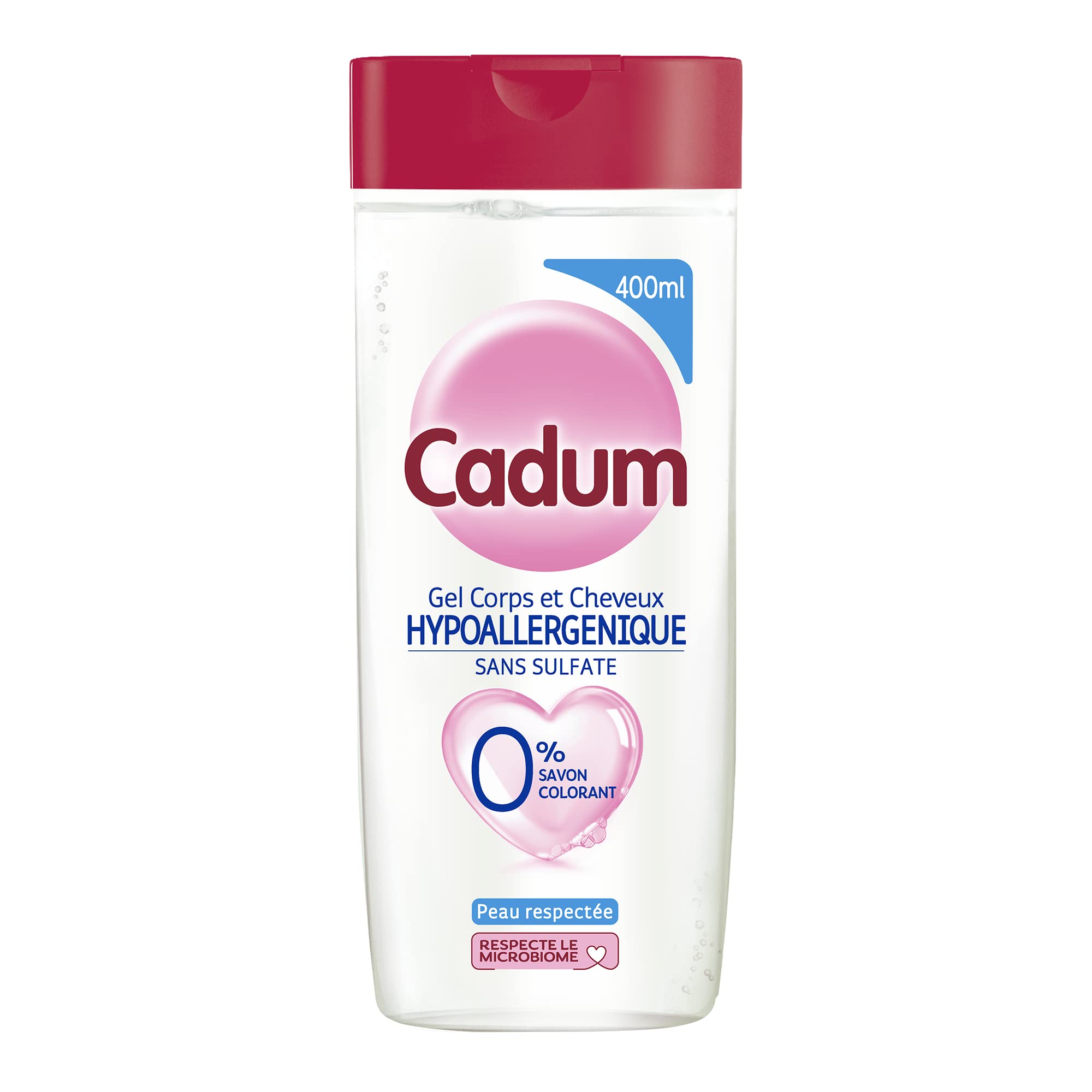 cadum-gel-corps-et-cheveux-hypoallerg-nique-sans-sulfate-400-ml-gel-lavant-2-en- image 1