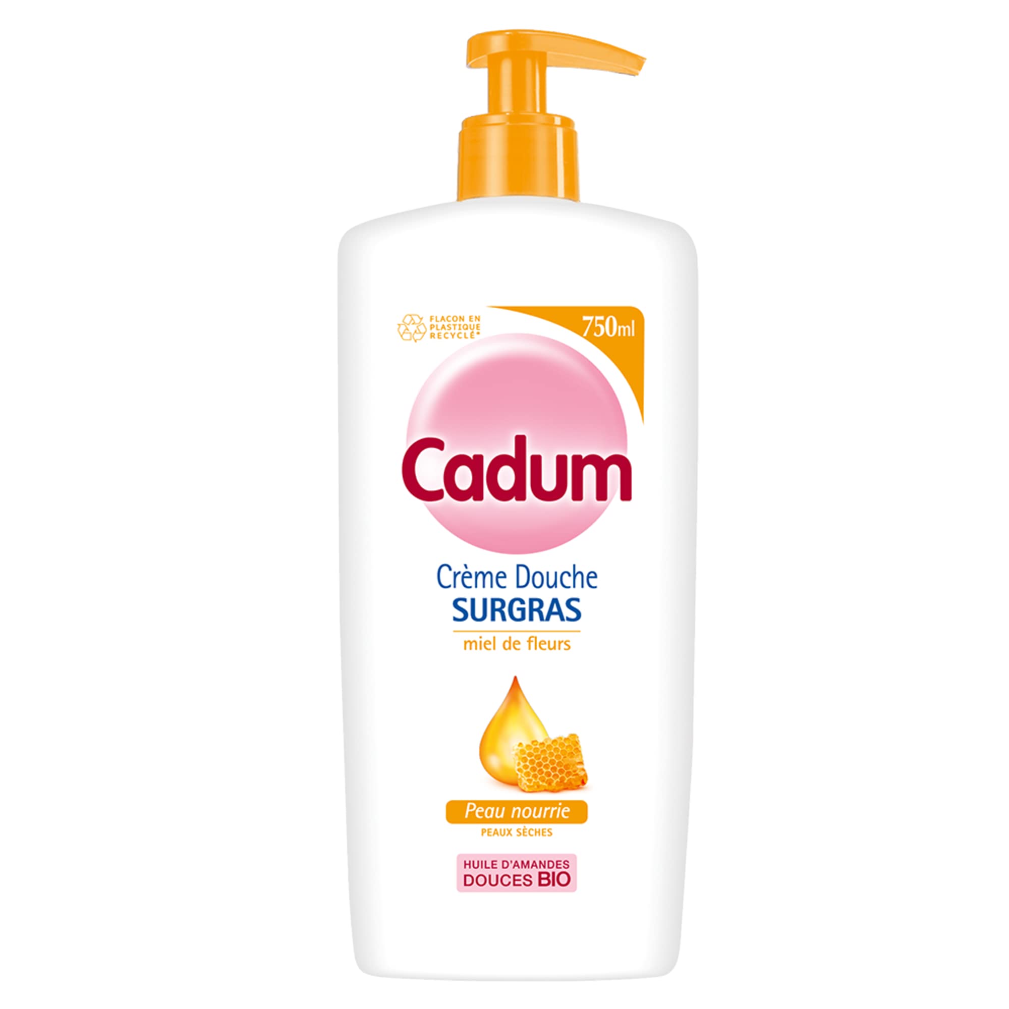 cadum-dermo-respect-gel-douche-bain-sans-savon-750-ml-l-huile-d-amandes-douces-b image 7