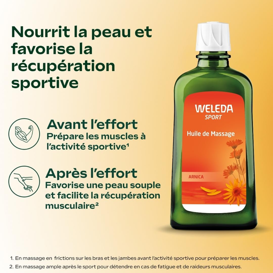weleda-duo-r-cup-ration-sportive-huile-de-massage-arnica-bio-200-ml-gel-cryo-arn image 2