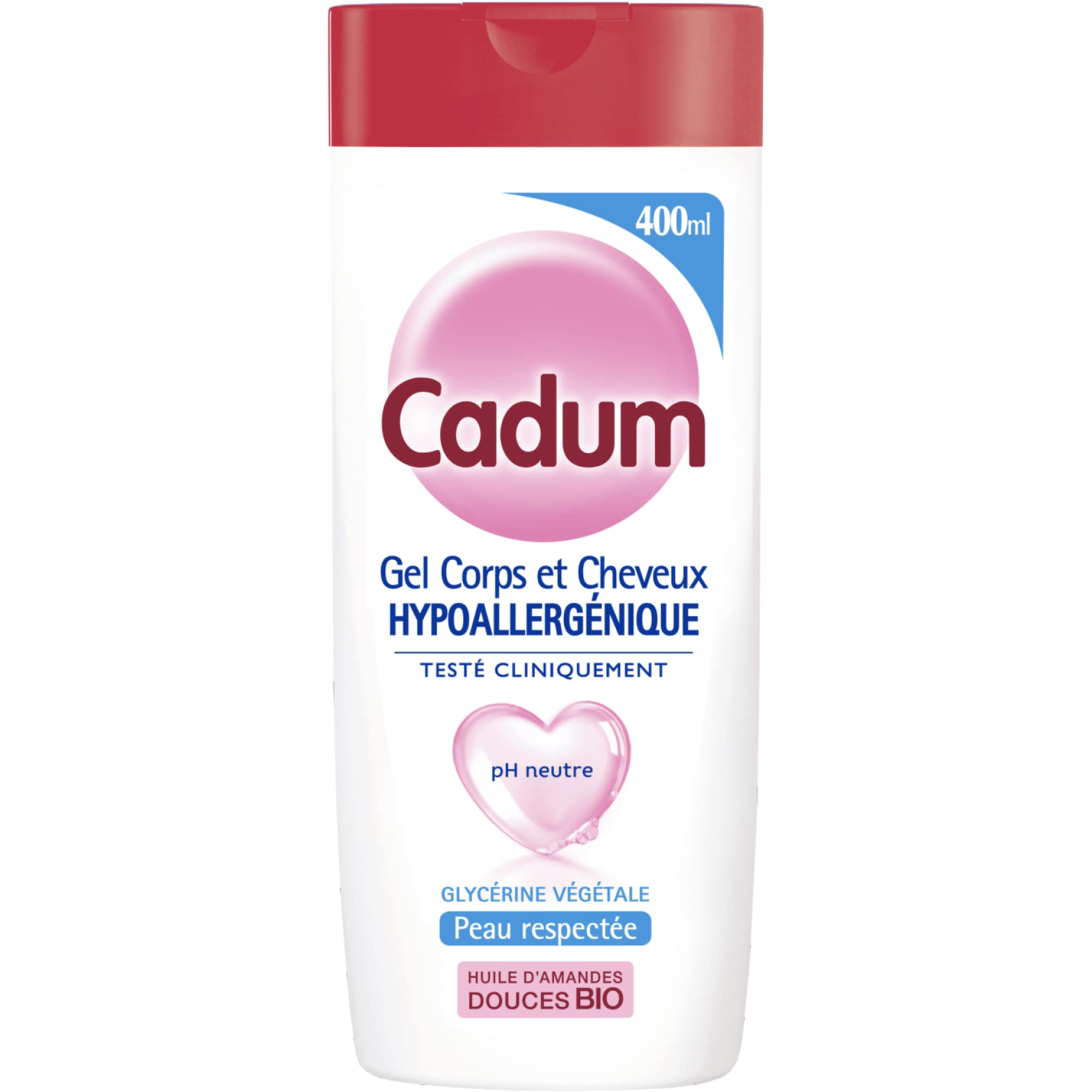 cadum-hypoallerg-nique-gel-corps-et-cheveux-2-en-1-400-ml-ph-neutre-pour-peaux-r image 1