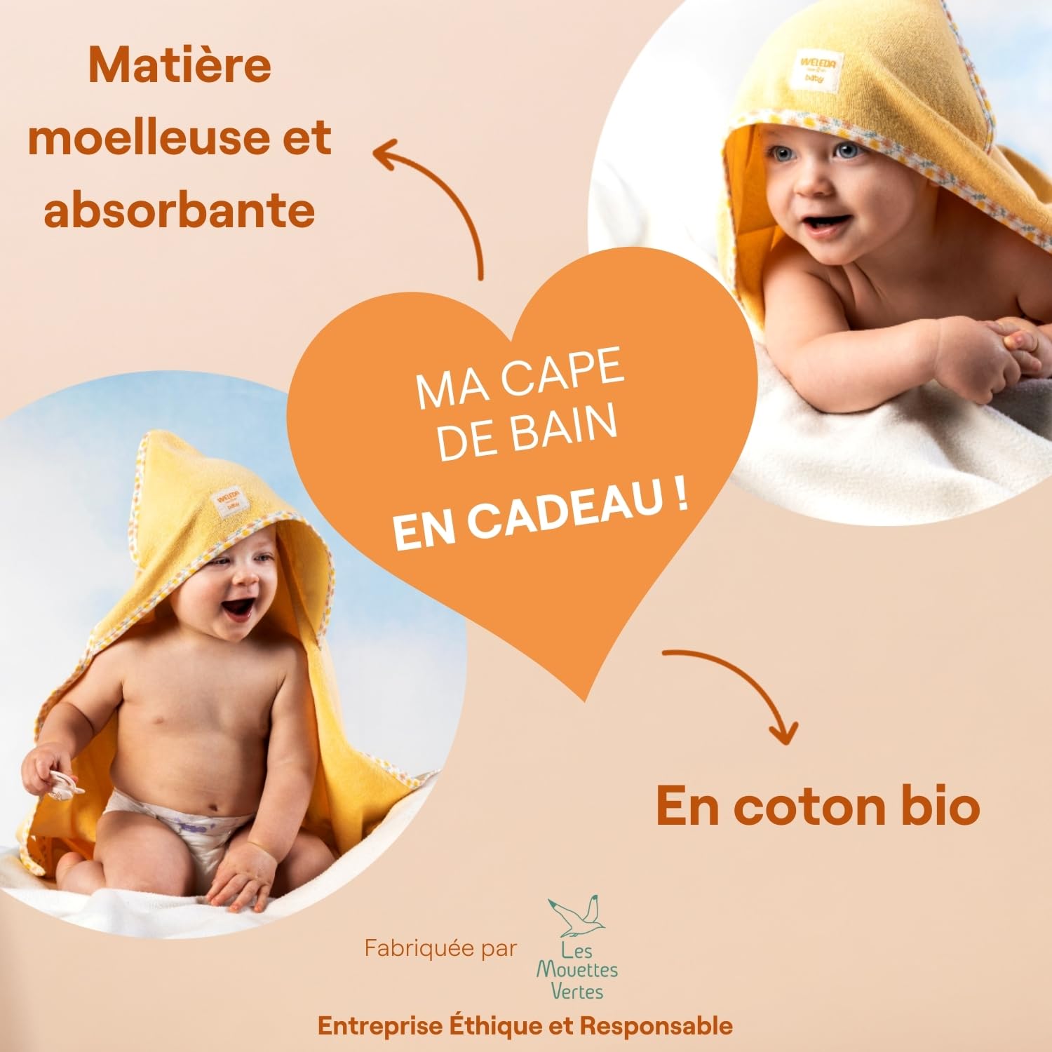 weleda-coffret-naissance-calendula-4-soins-b-b-cape-de-bain-coton-bio-70x70-cm-c image 4