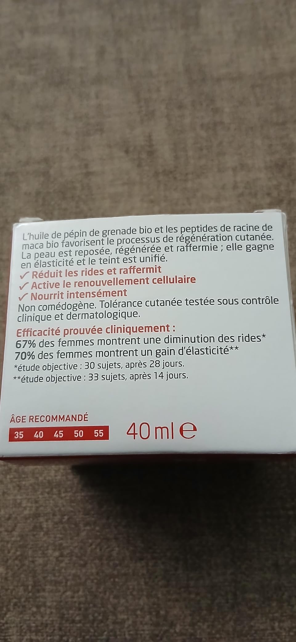 Très satisfaite