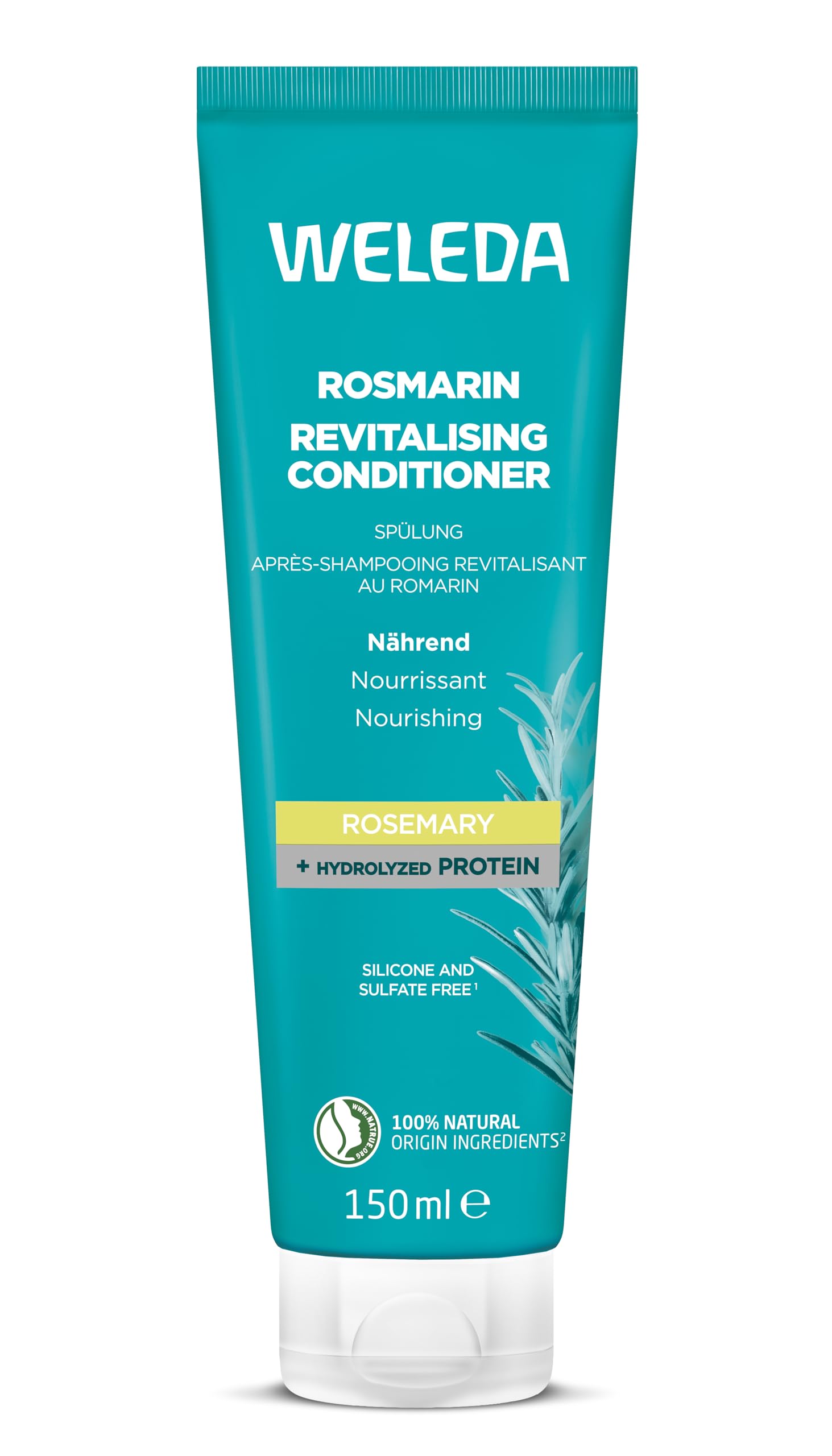 weleda-apr-s-shampooing-revitalisant-au-romarin-150-ml-conditioner-volumisant-sa image 1