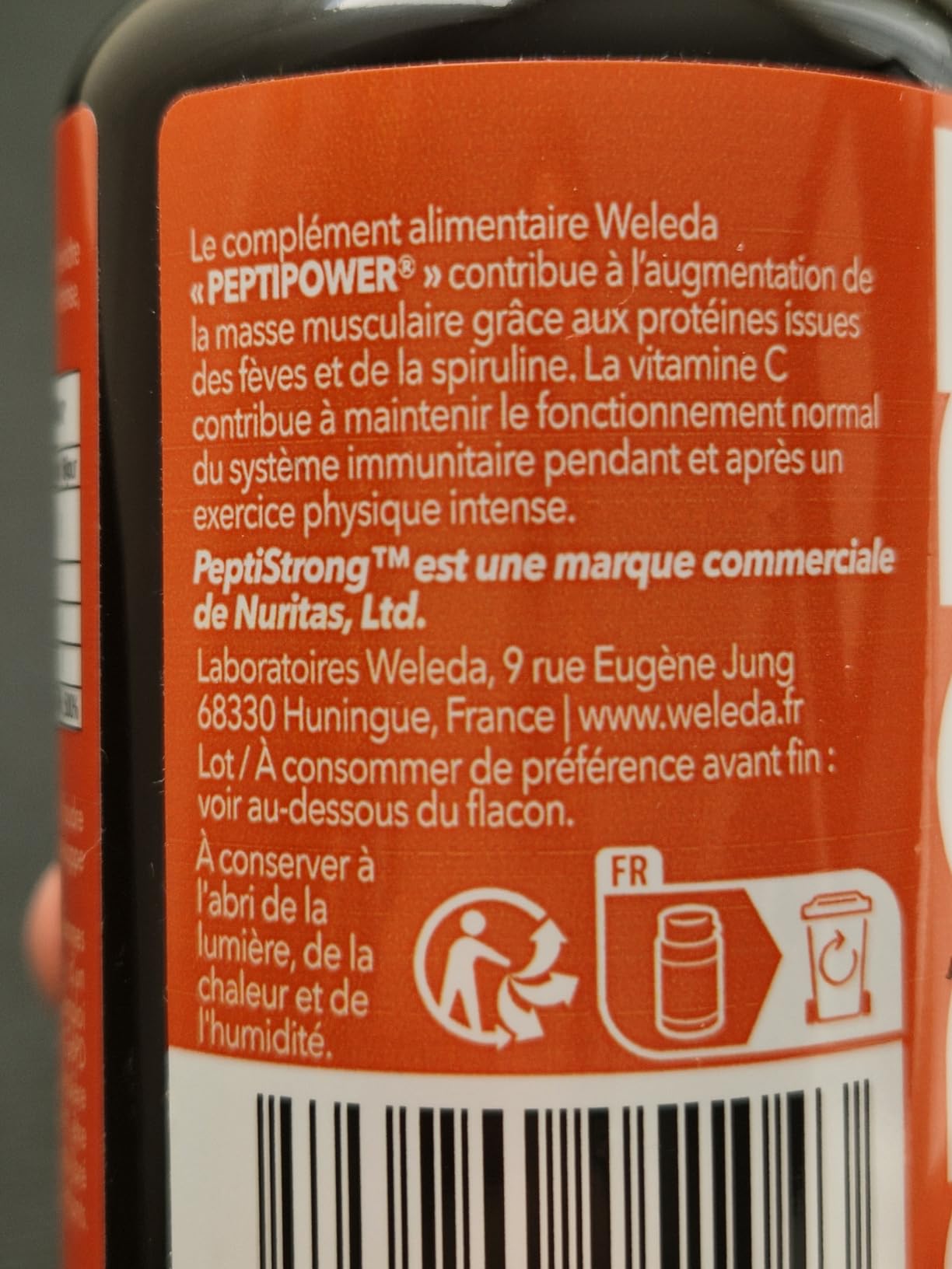 Le rappel sérieux de Weleda
