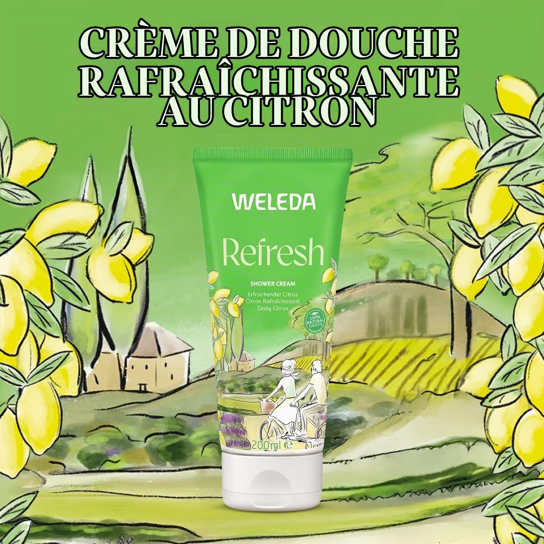 weleda-cr-me-de-douche-citrus-refresh-200-ml-gel-douche-rafra-chissant-citron-bi image 2