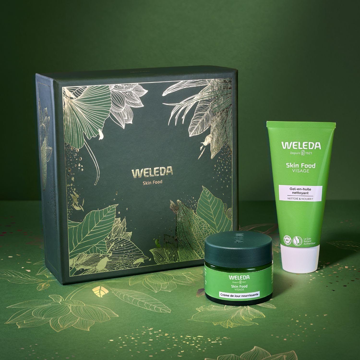 weleda-coffret-skin-food-no-l-2024-gel-en-huile-nettoyant-75-ml-cr-me-de-jour-no image 2