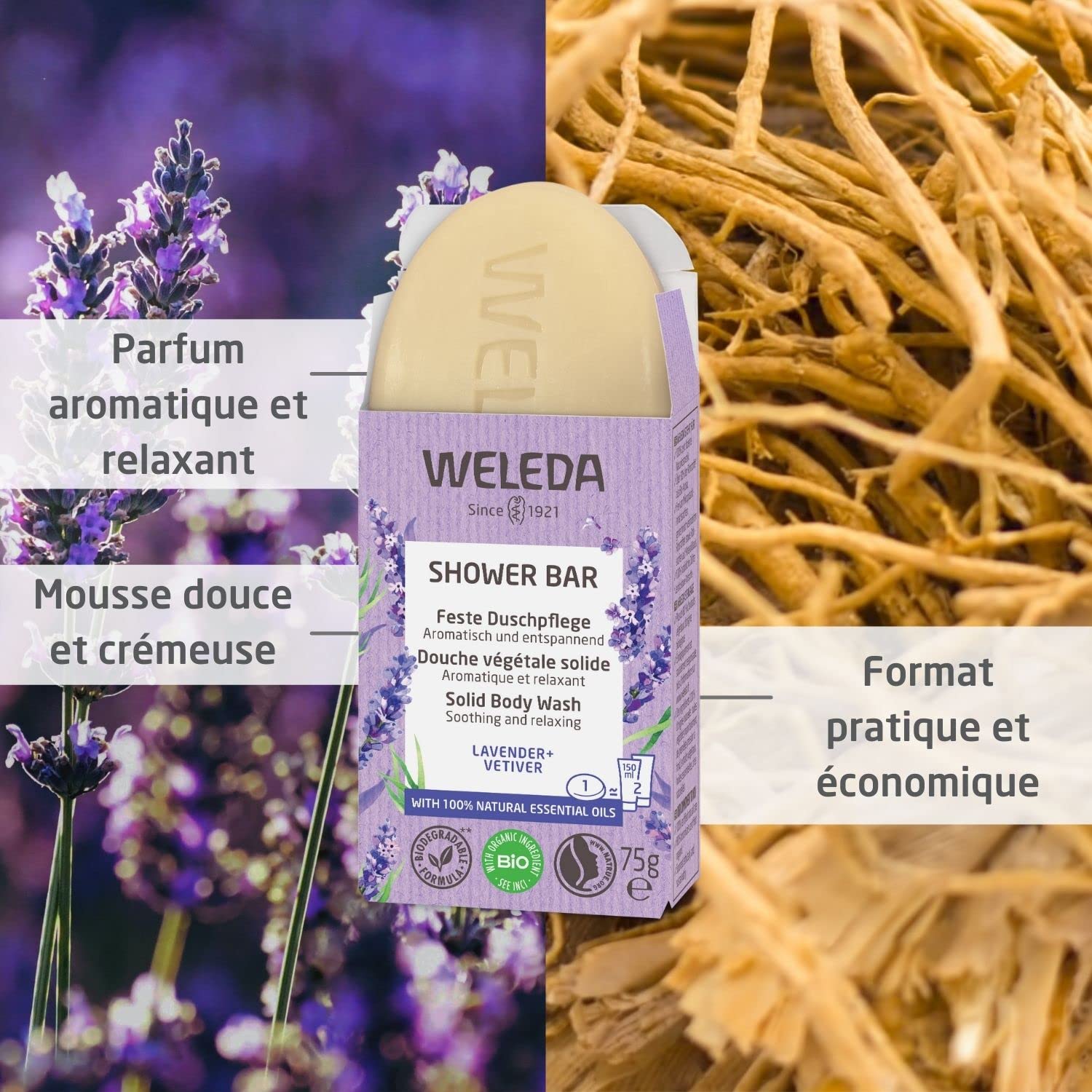 weleda-douche-v-g-tale-solide-lavande-v-tiver-75-g-savon-douche-vegan-100-origin image 2