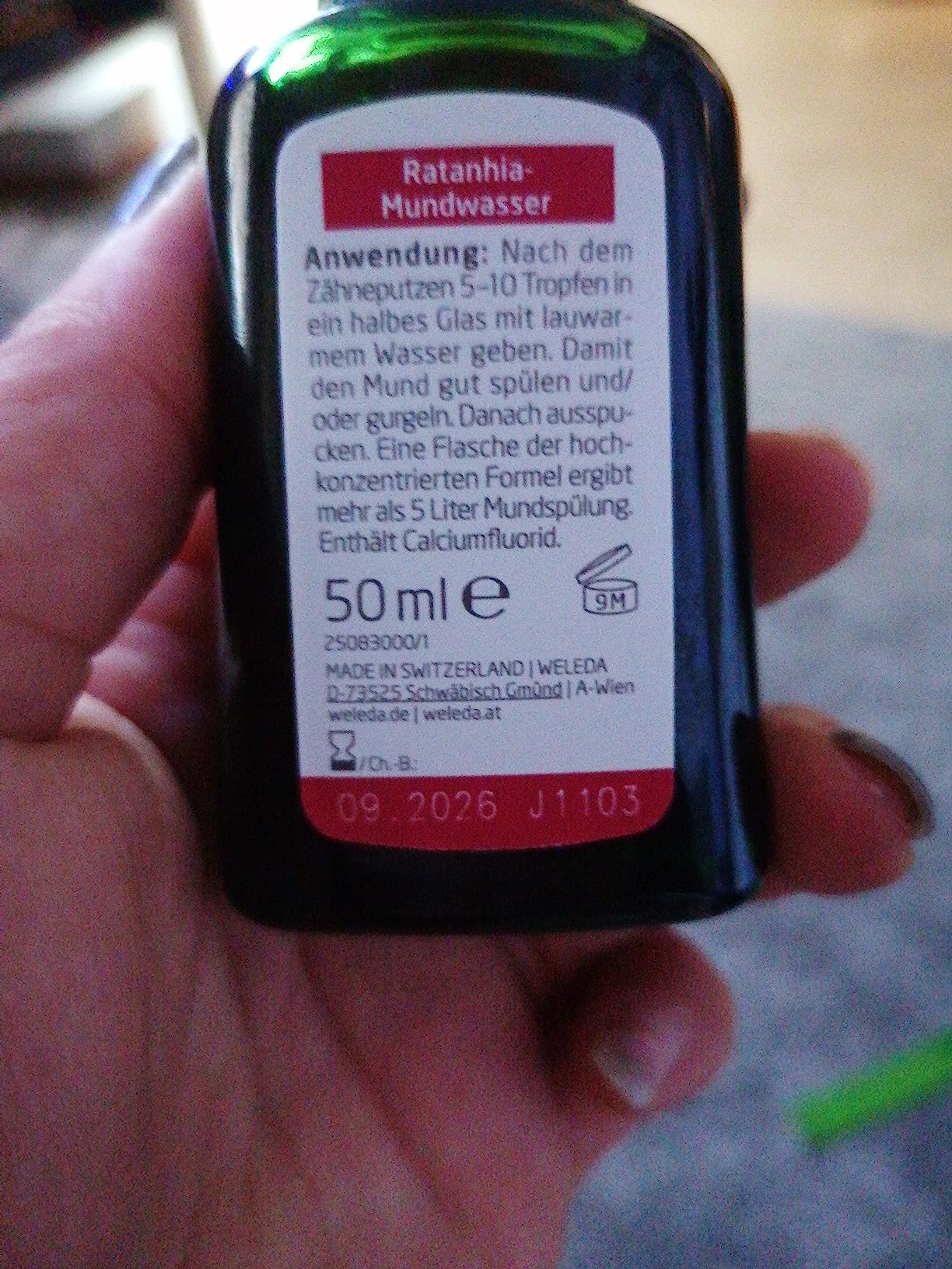 Efficace mais goût surprenant
