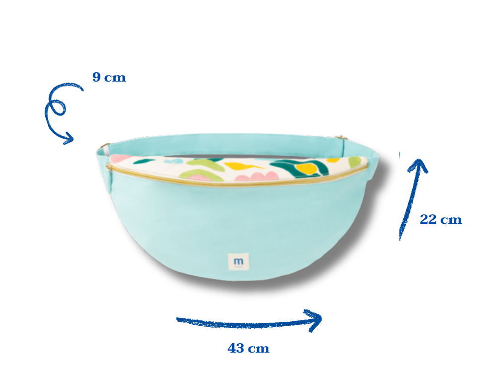 mustela-sac-banane-coton-xxl-banane-bandouli-re-grande-capacit-en-coton-2-colori image 2