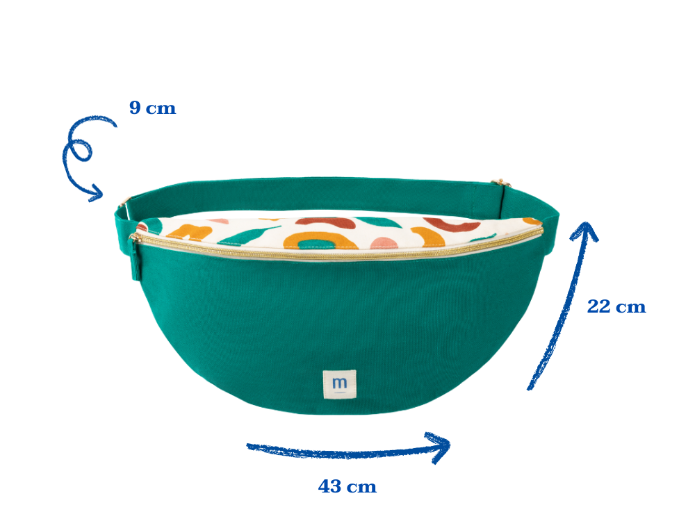 mustela-sac-banane-coton-xxl-banane-bandouli-re-grande-capacit-en-coton-2-colori image 4