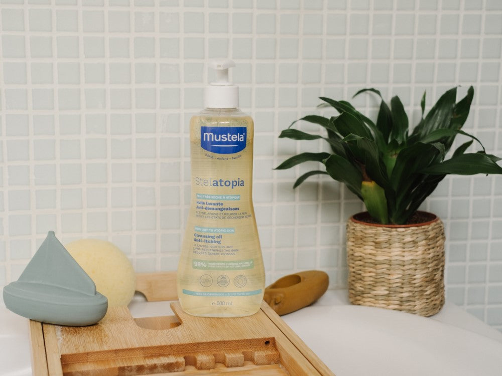 mustela-stelatopia-huile-lavante-au-tournesol-bio-huile-de-bain-anti-d-mangeaiso image 3