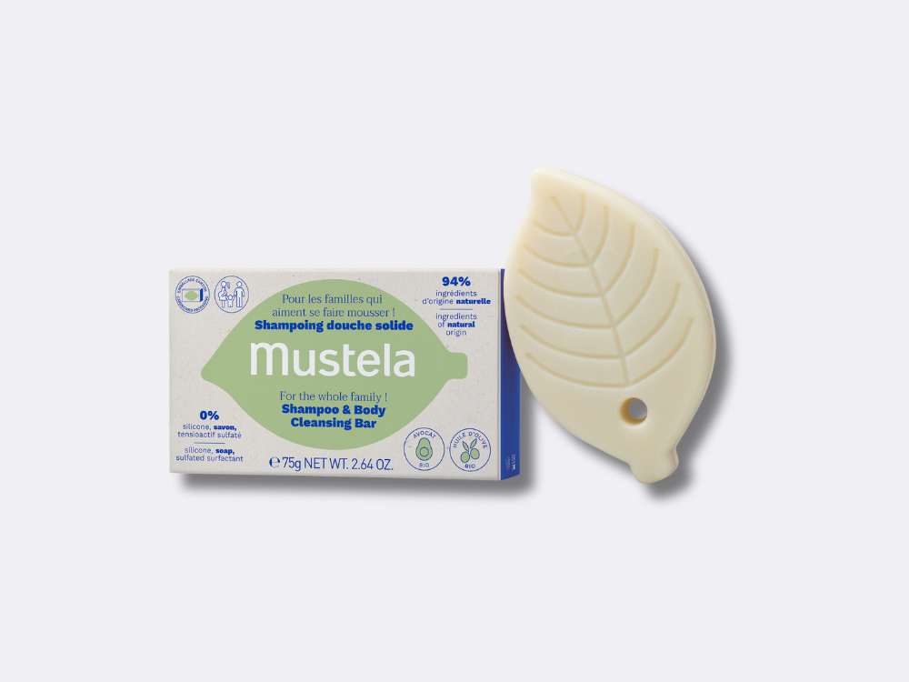 mustela-shampoing-douche-solide-2-en-1-l-avocat-et-olive-bio-d-s-la-naissance-fa image 1