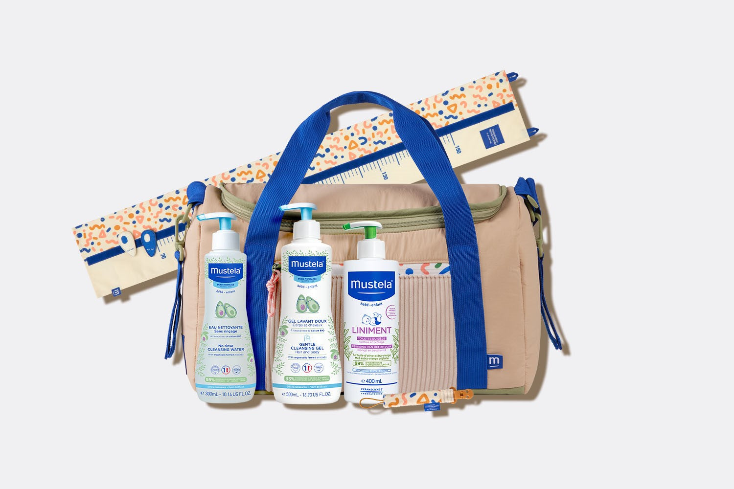 mustela-sac-langer-baby-shower-coffret-cadeau-naissance-eau-nettoyante-gel-lavan image 1